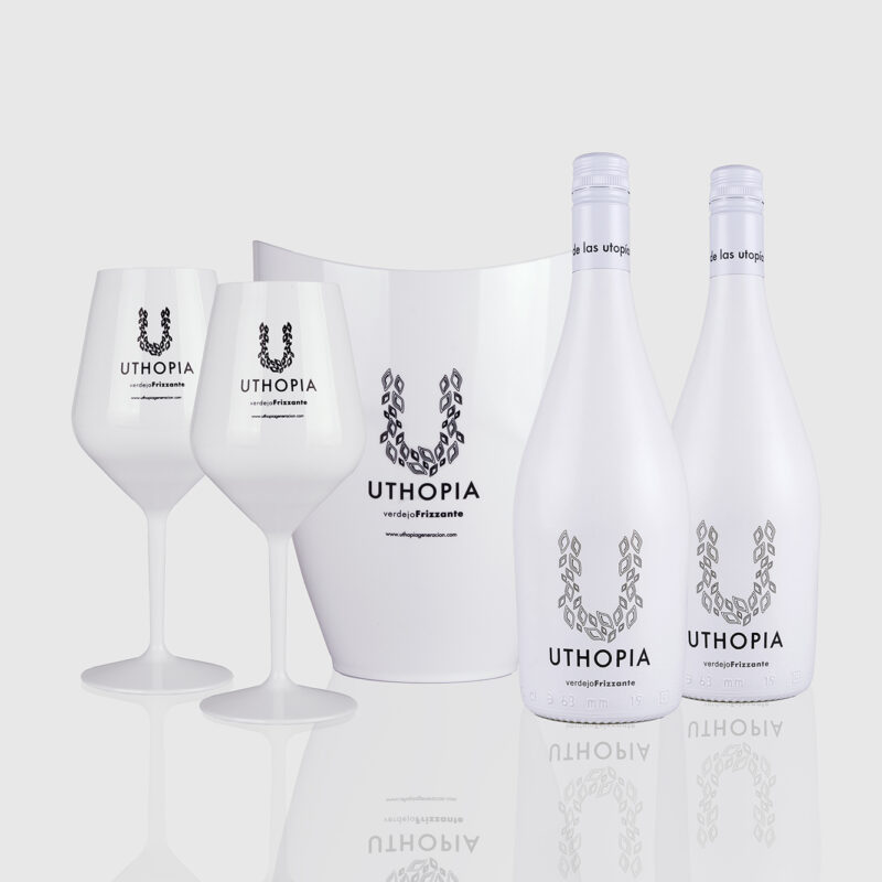 Pack-Premium-2-Ibiza-Botella-Copa-cristal-Uthopia-frizzante-verdejo-comprar-2-100